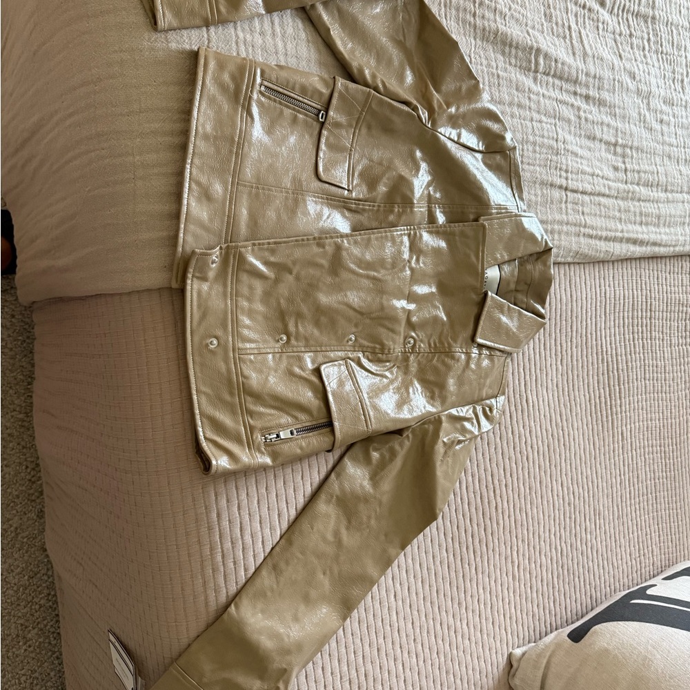 Bagatelle Tan Leather Jacket Classic Style